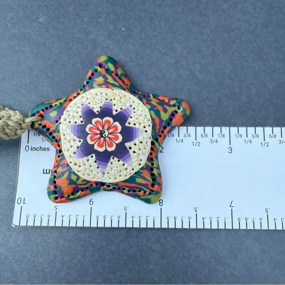 Colorful Star Pendant Necklace - Picture 13 of 16